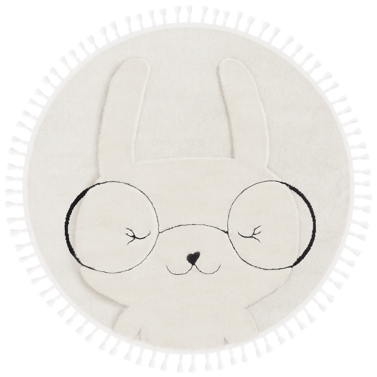 書房裡的兔博士(圓)