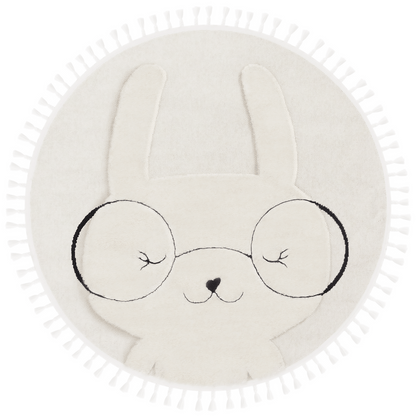 書房裡的兔博士(圓)