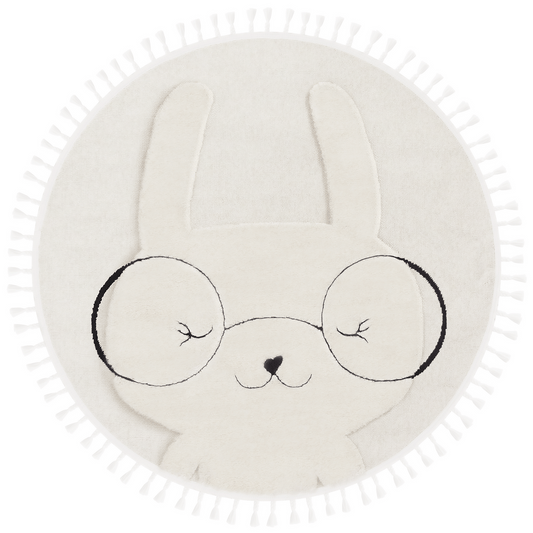 書房裡的兔博士(圓)